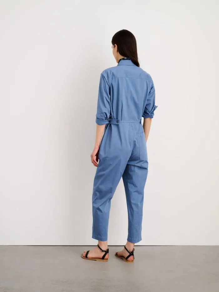 Alex Mill Jumpsuits Standard Jumpsuit In Cotton Twill Flight Blue 8211 Women