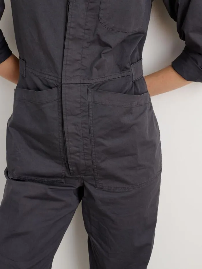 Alex Mill Jumpsuits Standard Jumpsuit In Cotton Twill Iron Grey 8211 Women
