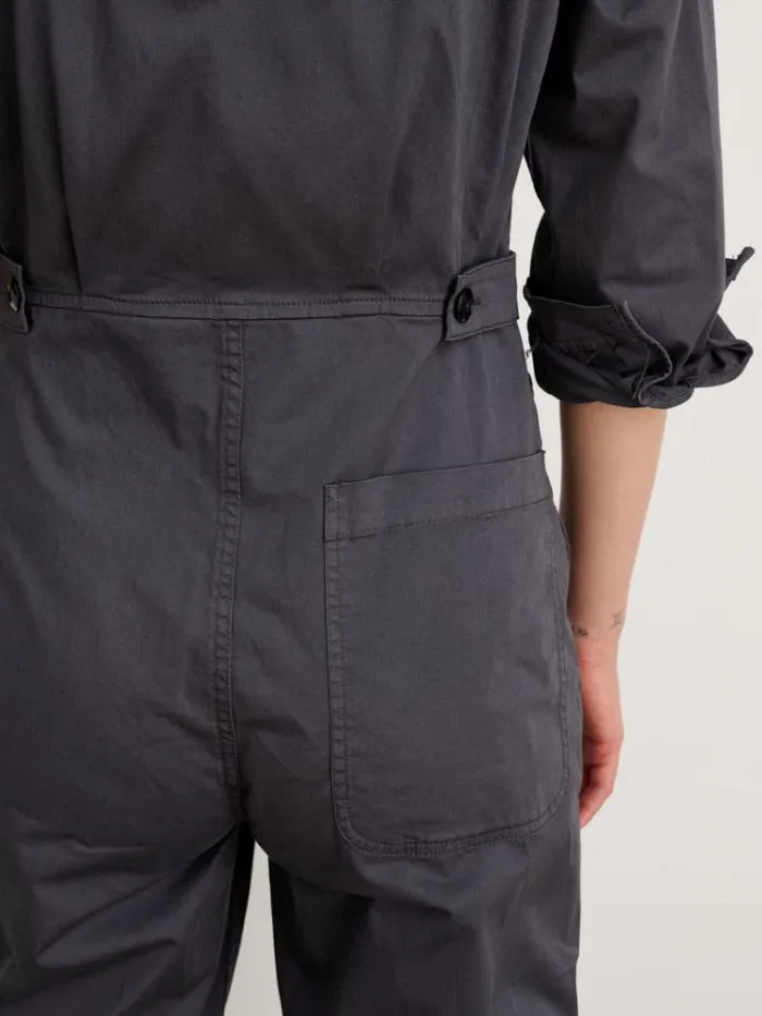 Alex Mill Jumpsuits Standard Jumpsuit In Cotton Twill Iron Grey 8211 Women