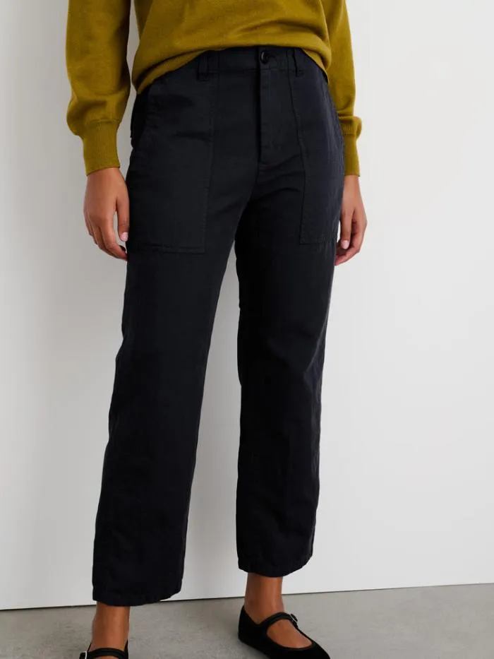 Alex Mill Pants Neil Utility Straight Leg Pant Washed Black 8211 Women