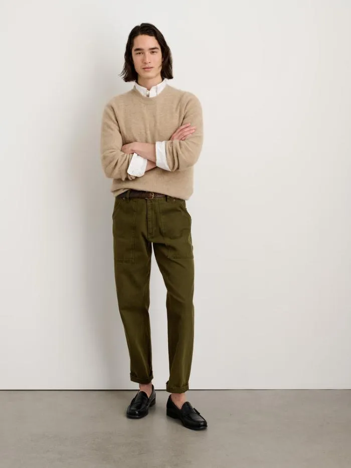 Alex Mill Pants Painter Pant In Recycled Denim Military Olive 8211 Men