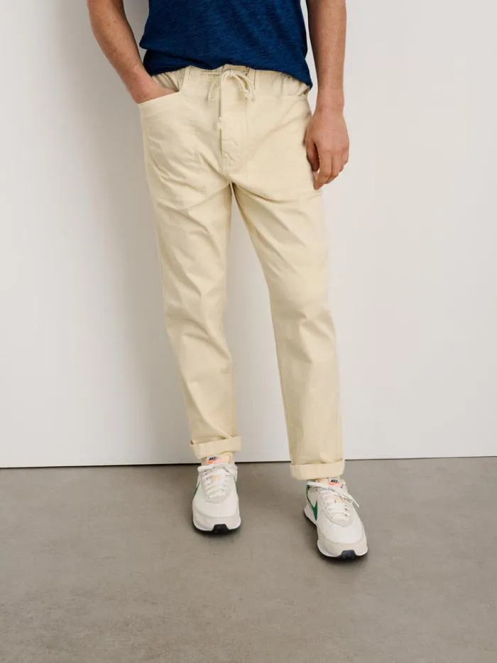 Alex Mill Pants PullOn Button Fly Pant Oat Milk 8211 Men