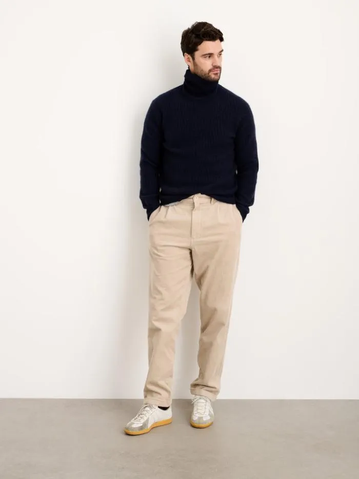 Alex Mill Pants Standard Pleated Pant In Corduroy Long Inseam Cloud Grey 8211 Men
