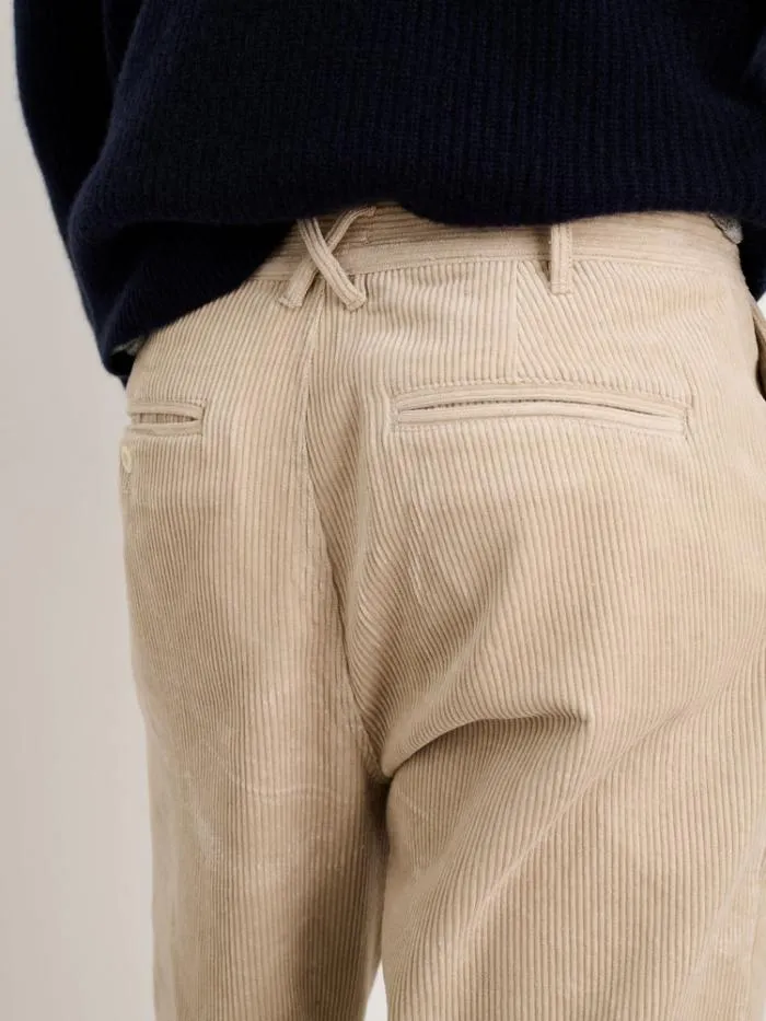 Alex Mill Pants Standard Pleated Pant In Corduroy Long Inseam Cloud Grey 8211 Men