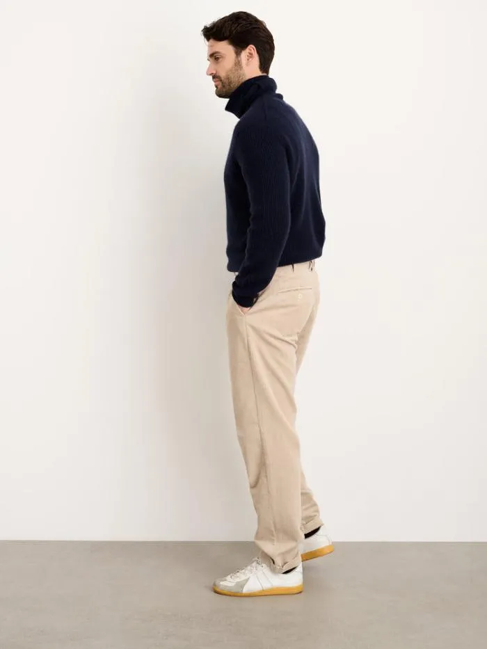 Alex Mill Pants Standard Pleated Pant In Corduroy Long Inseam Cloud Grey 8211 Men