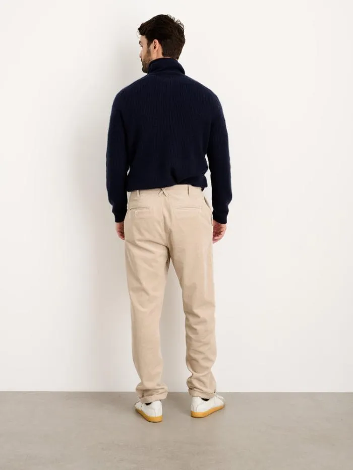Alex Mill Pants Standard Pleated Pant In Corduroy Long Inseam Cloud Grey 8211 Men