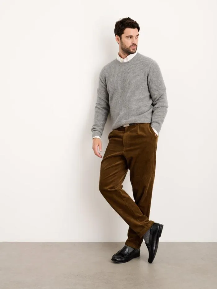 Alex Mill Pants Standard Pleated Pant In Corduroy Long Inseam Saddle 8211 Men