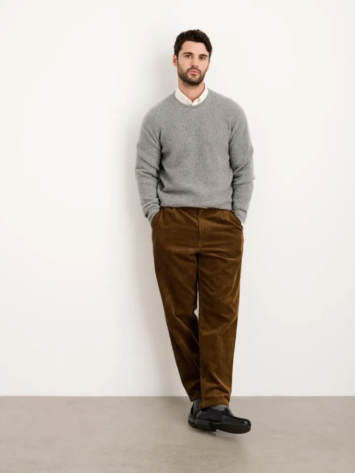 Alex Mill Pants Standard Pleated Pant In Corduroy Long Inseam Saddle 8211 Men