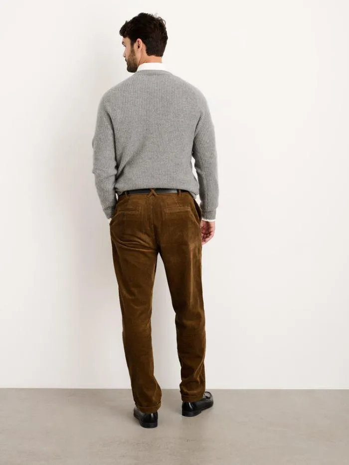 Alex Mill Pants Standard Pleated Pant In Corduroy Long Inseam Saddle 8211 Men