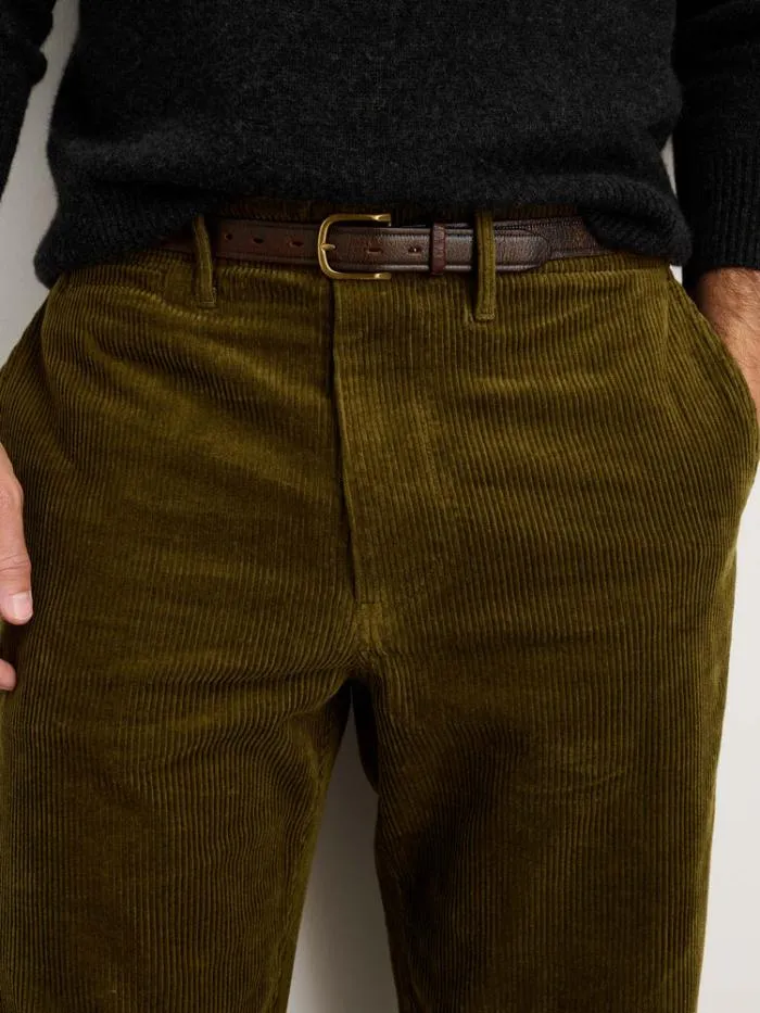 Alex Mill Pants Straight Leg Pant In Corduroy Dark Olive 8211 Men