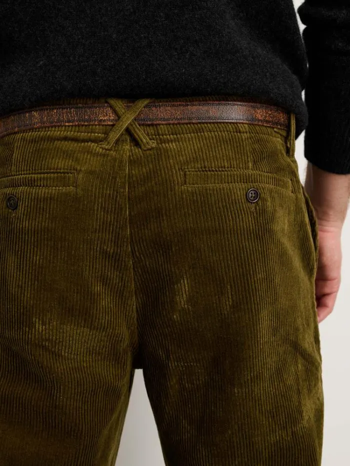 Alex Mill Pants Straight Leg Pant In Corduroy Dark Olive 8211 Men