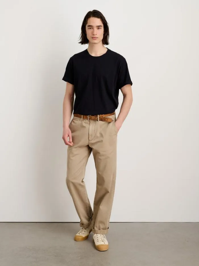 Alex Mill Pants Straight Leg Pant In Vintage Washed Chino Long Inseam Faded Khaki 8211 Men