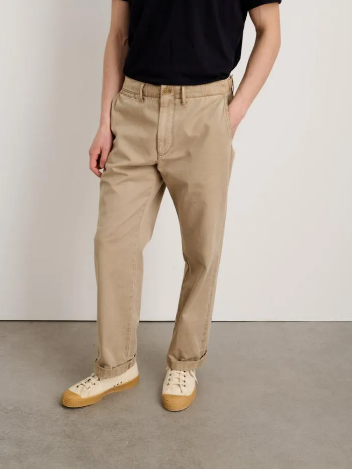 Alex Mill Pants Straight Leg Pant In Vintage Washed Chino Long Inseam Faded Khaki 8211 Men