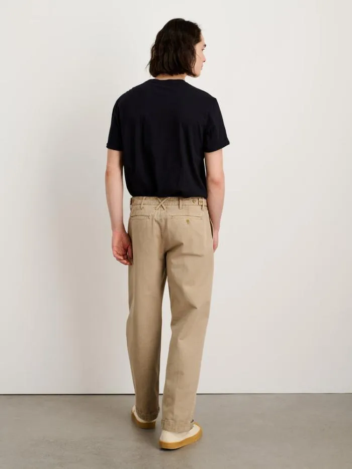 Alex Mill Pants Straight Leg Pant In Vintage Washed Chino Long Inseam Faded Khaki 8211 Men