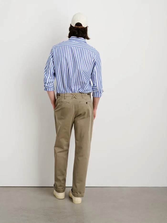 Alex Mill Pants Straight Leg Pant In Vintage Washed Chino Long Inseam Vintage Olive 8211 Men