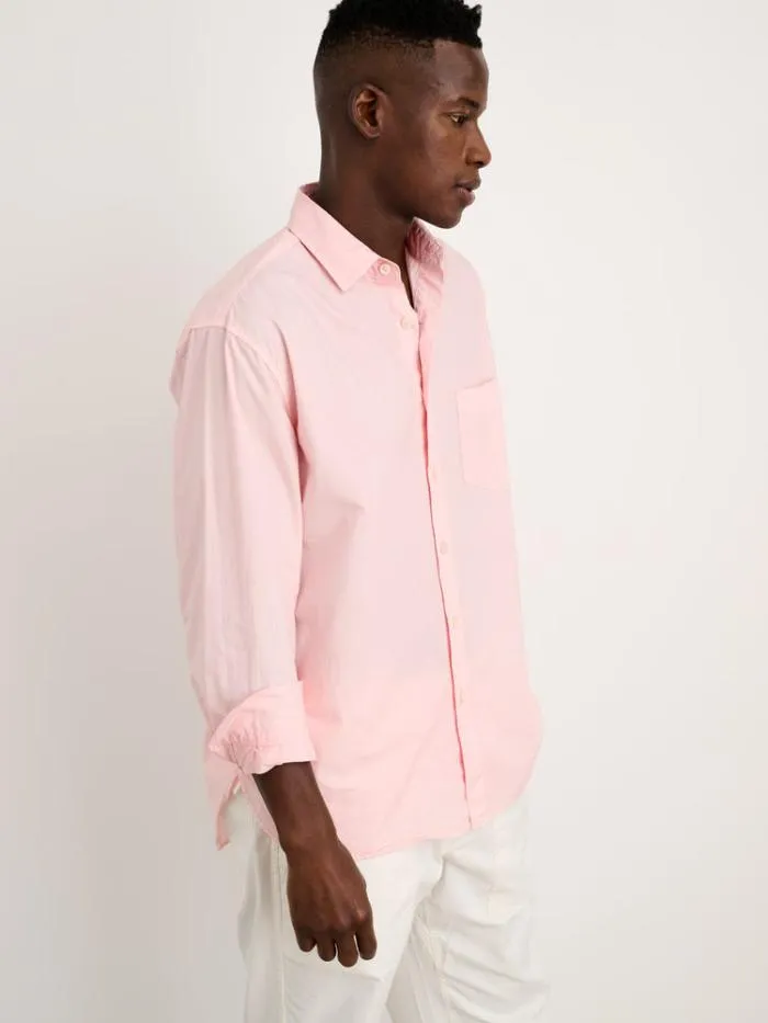 Alex Mill Shirts Botanical Dyed Easy Shirt Light Rose 8211 Men