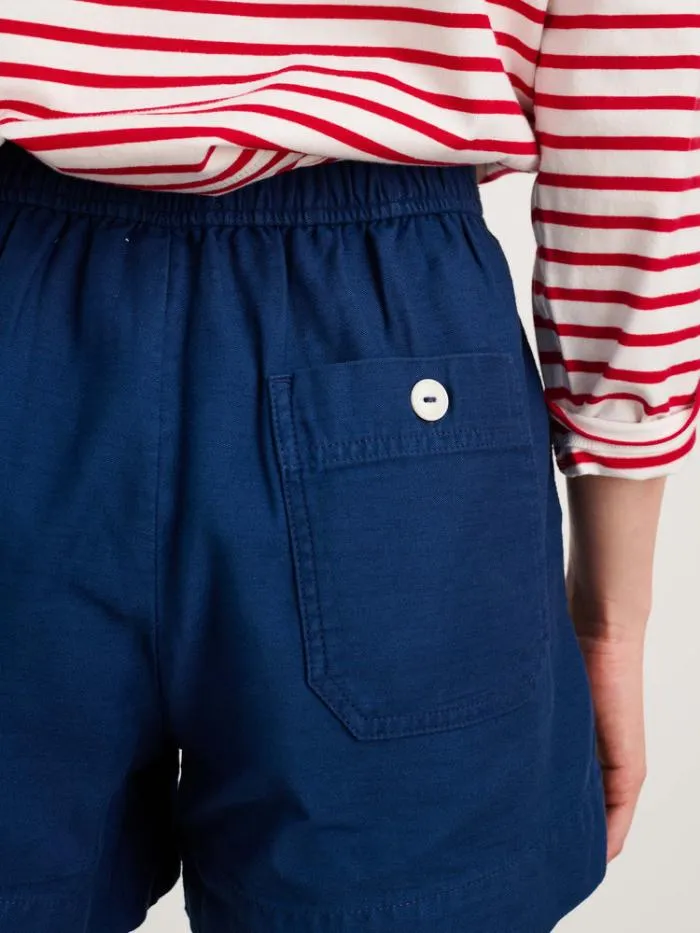 Alex Mill Shorts Alessandra Shorts In Washed Twill French Navy 8211 Women