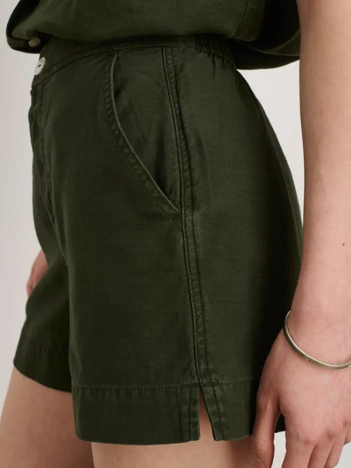Alex Mill Shorts Alessandra Shorts In Washed Twill Pine Needle 8211 Women