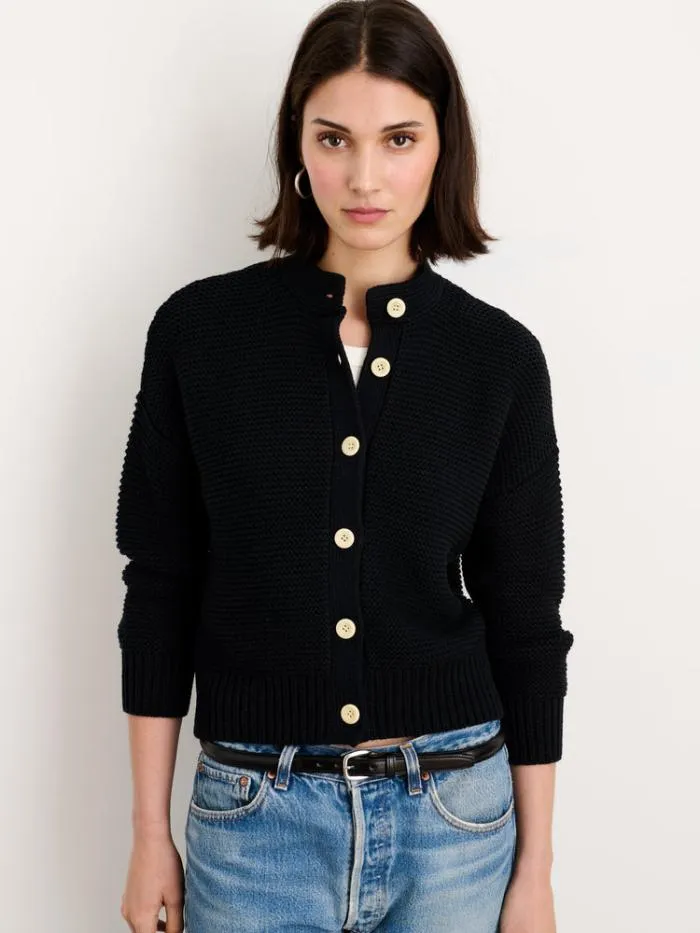 Alex Mill Sweaters Nico Cardigan In Cotton Black 8211 Women