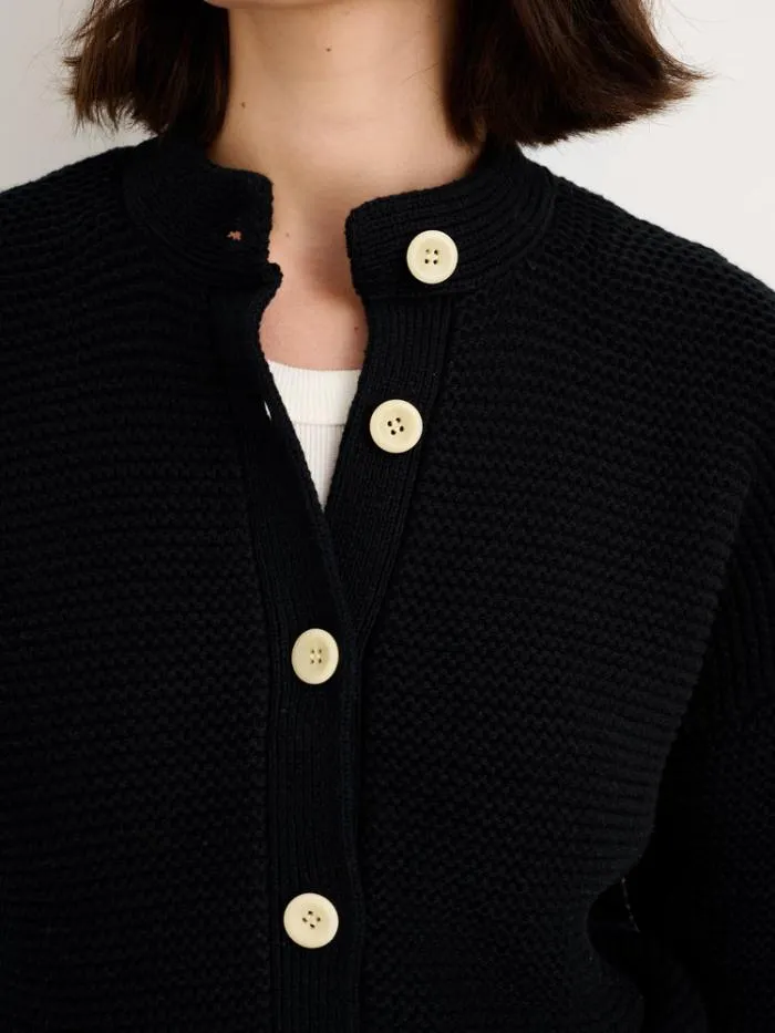 Alex Mill Sweaters Nico Cardigan In Cotton Black 8211 Women