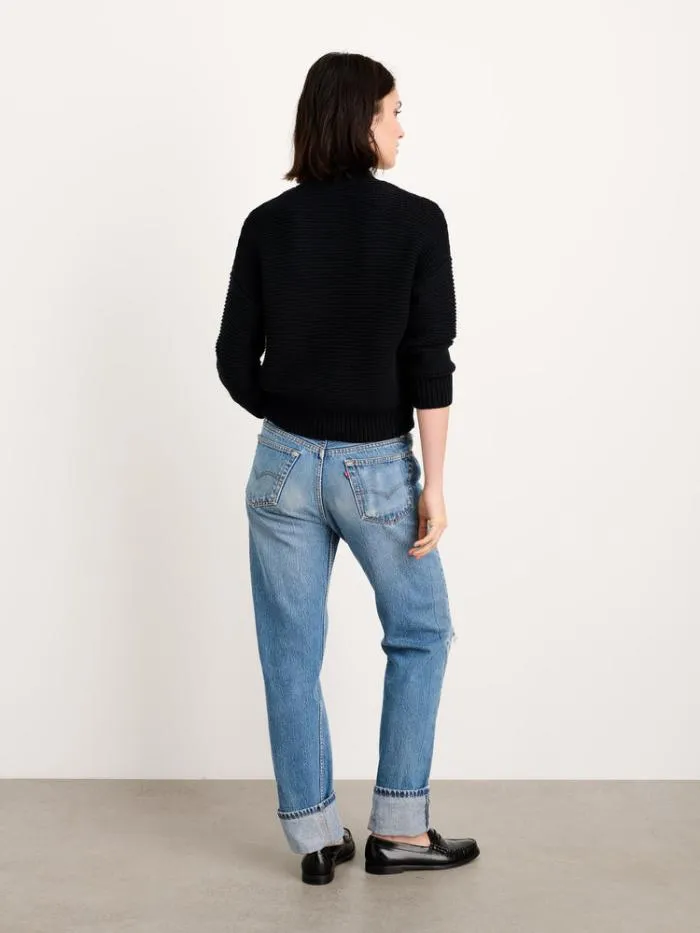 Alex Mill Sweaters Nico Cardigan In Cotton Black 8211 Women
