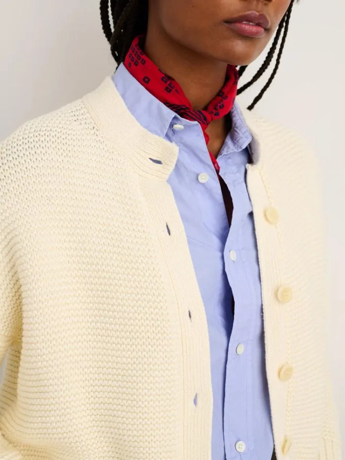 Alex Mill Sweaters Nico Cardigan In Cotton Ivory 8211 Women