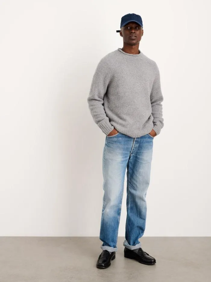 Alex Mill Sweaters Sweatshirts Alex Rollneck Sweater In Alpaca Heather Grey 8211 Men