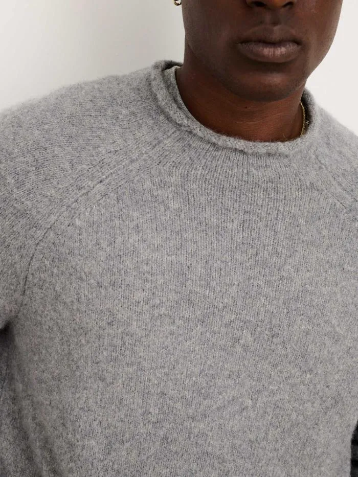 Alex Mill Sweaters Sweatshirts Alex Rollneck Sweater In Alpaca Heather Grey 8211 Men