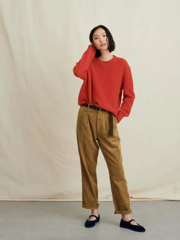 Alex Mill Sweaters Sweatshirts Jordan Sweater In Washed Cashmere Paprika 8211 Men