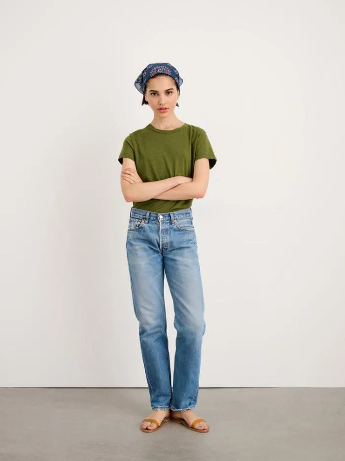 Alex Mill Tees Tanks Prospect Tee Army Green 8211 Women Alex Mill Tees Tanks Prospect Tee Army Green 8211 Women