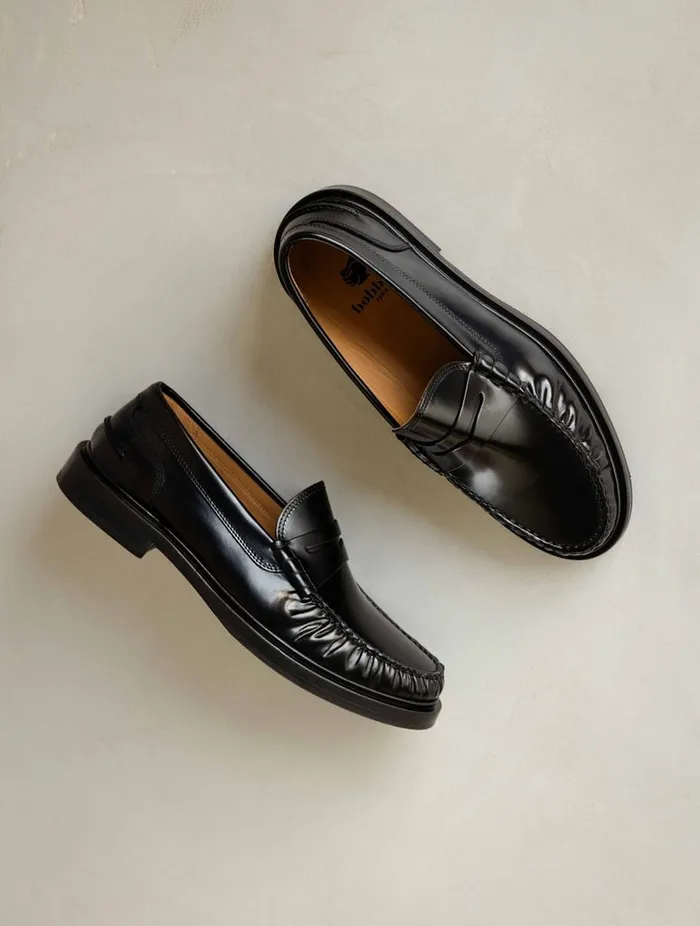 Allen Siyah Black Men Bobbies Loafers