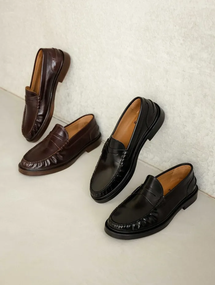 Allen Siyah Black Men Bobbies Loafers