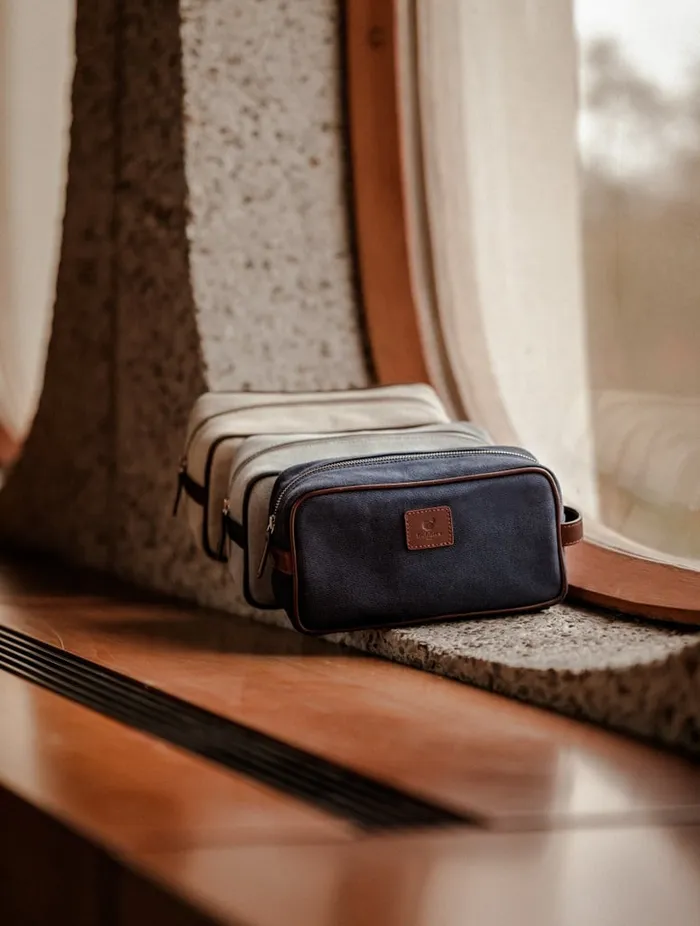 Amalfi Navy Blue Men Bobbies Toiletry Bags Amalfi Navy Blue Men Bobbies Toiletry Bags