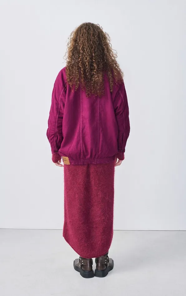 American Vintage Jackets and Blazers Women Jacket Nyolow Overdyed Fuchsia
