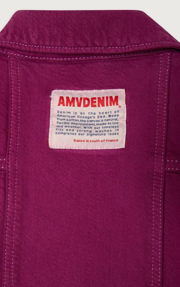 American Vintage Jackets and Blazers Women Jacket Nyolow Overdyed Fuchsia
