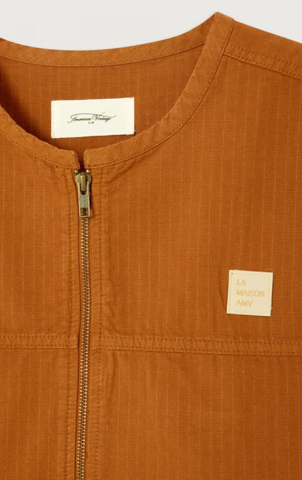 American Vintage Jackets and Blazers Women Jacket Rygybay Cinnamon American Vintage Jackets and Blazers Women Jacket Rygybay Cinnamon