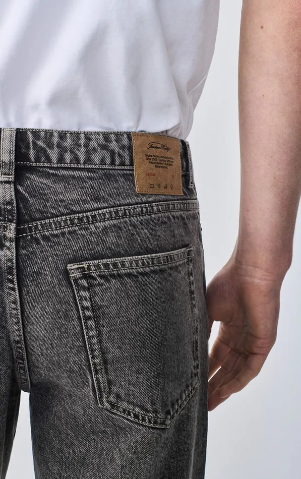 American Vintage Jeans Men Straight Jeans Yopday Grey Salt And Pepper