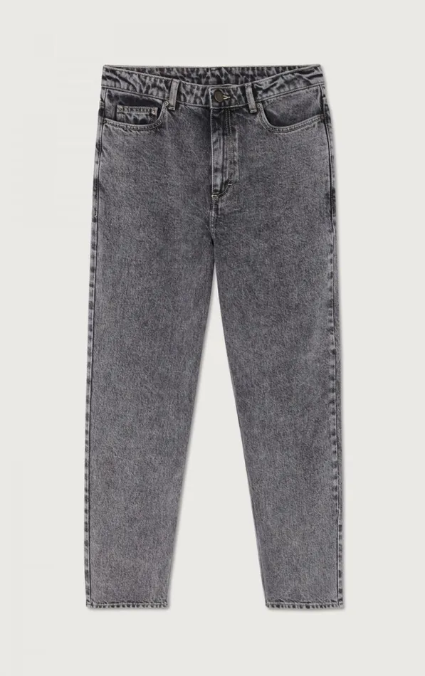 American Vintage Jeans Men Straight Jeans Yopday Grey Salt And Pepper