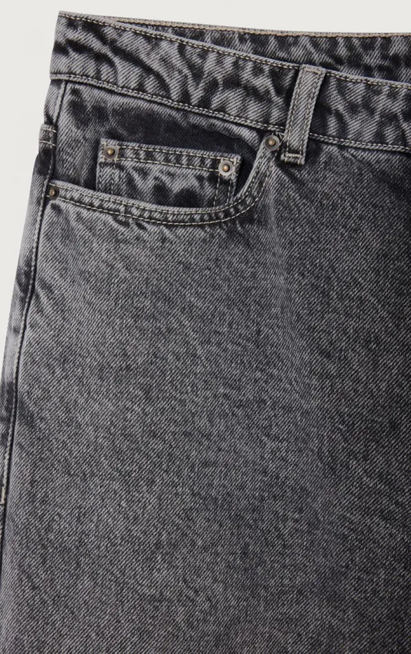 American Vintage Jeans Men Straight Jeans Yopday Grey Salt And Pepper