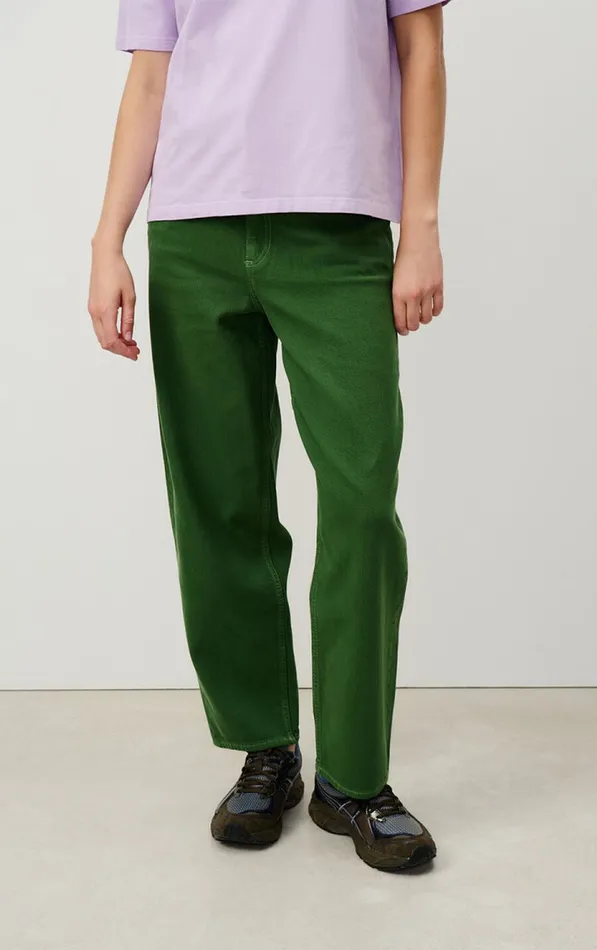 American Vintage Jeans Women Balloon Jeans Nyolow Overdyed Khaki