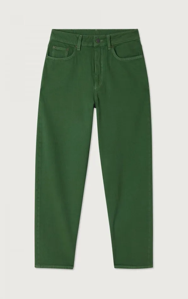 American Vintage Jeans Women Balloon Jeans Nyolow Overdyed Khaki