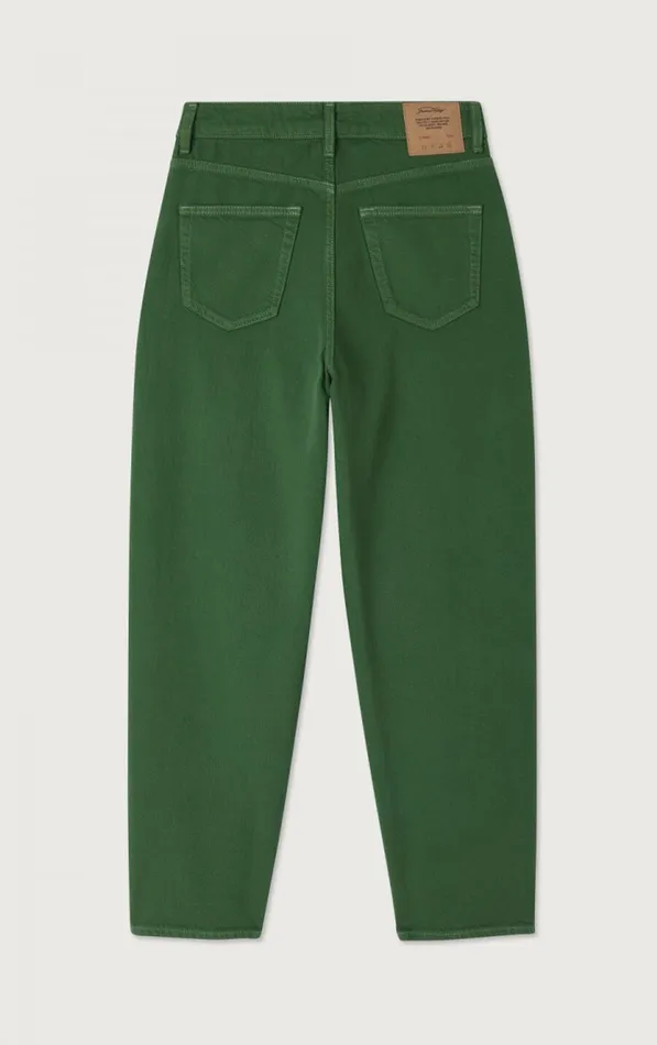 American Vintage Jeans Women Balloon Jeans Nyolow Overdyed Khaki
