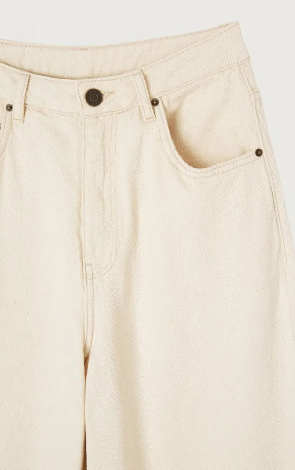 American Vintage Jeans Women Big Carrot Jeans Tineborow Ecru