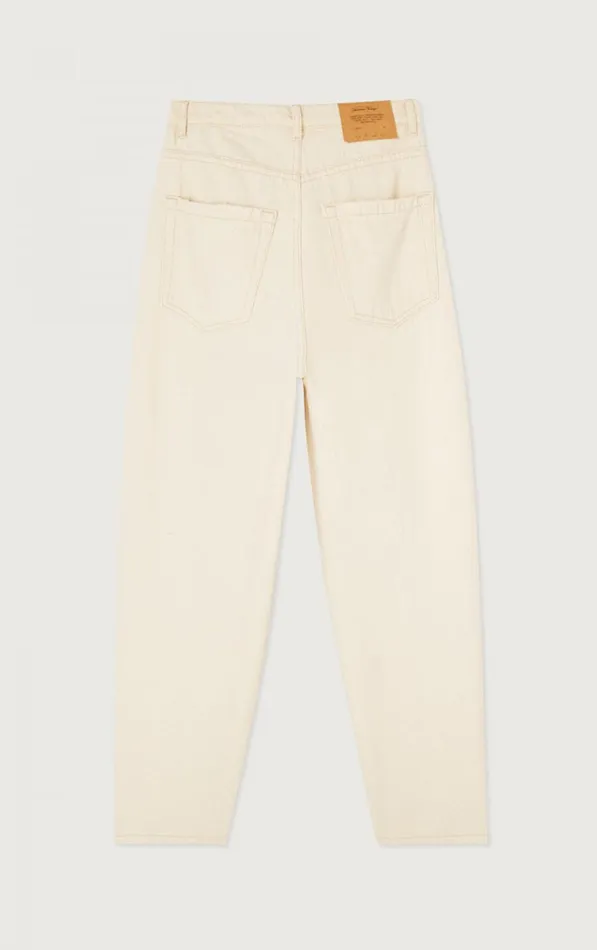 American Vintage Jeans Women Big Carrot Jeans Tineborow Ecru