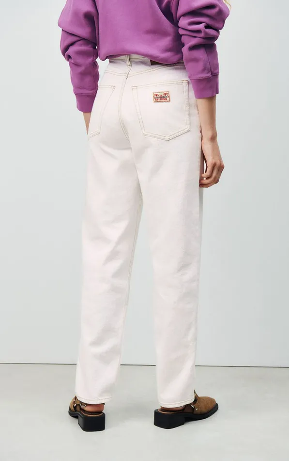 American Vintage Jeans Women Straight Jeans Jozastreet Off White American Vintage Jeans Women Straight Jeans Jozastreet Off White