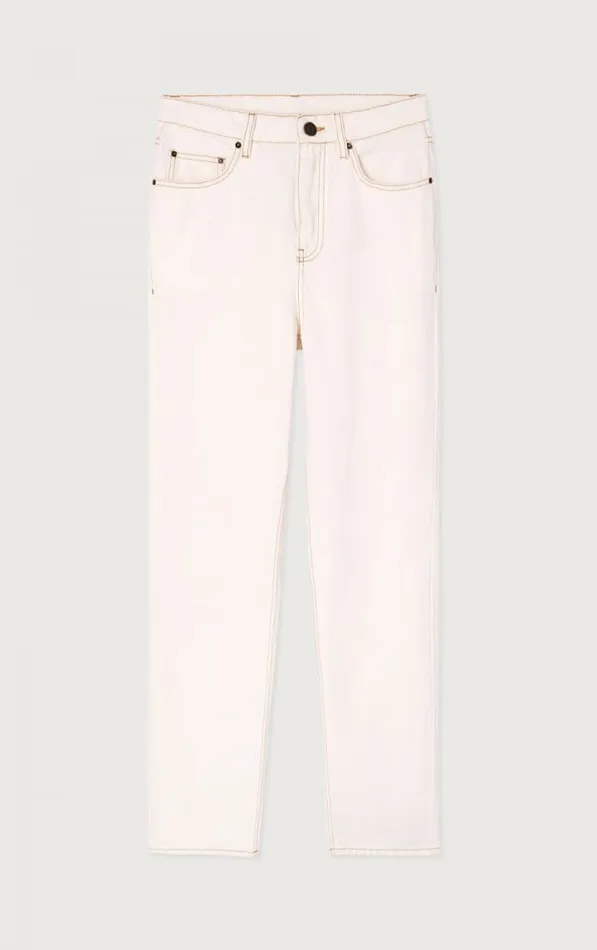 American Vintage Jeans Women Straight Jeans Jozastreet Off White American Vintage Jeans Women Straight Jeans Jozastreet Off White