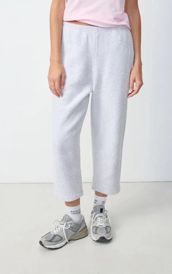 American Vintage Joggers and Leggings Women Joggers Bobypark Arctic Melange