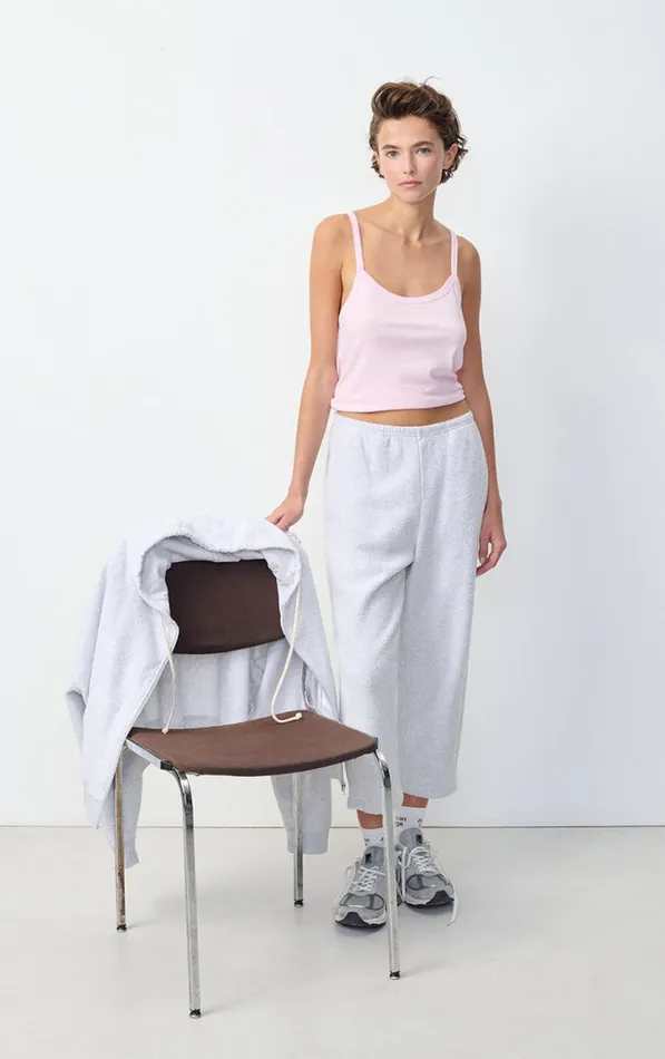 American Vintage Joggers and Leggings Women Joggers Bobypark Arctic Melange American Vintage Joggers and Leggings Women Joggers Bobypark Arctic Melange