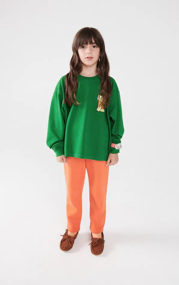 American Vintage Joggers Kids Joggers Izubird Fluorescent Fire American Vintage Joggers Kids Joggers Izubird Fluorescent Fire