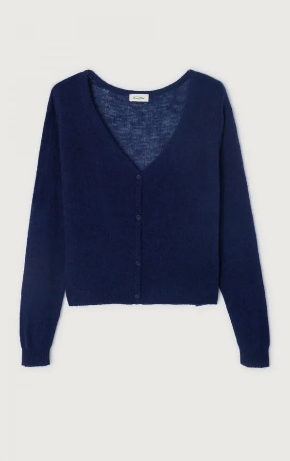 American Vintage Jumpers and Cardigans Women Cardigan Dumy Melange Navy